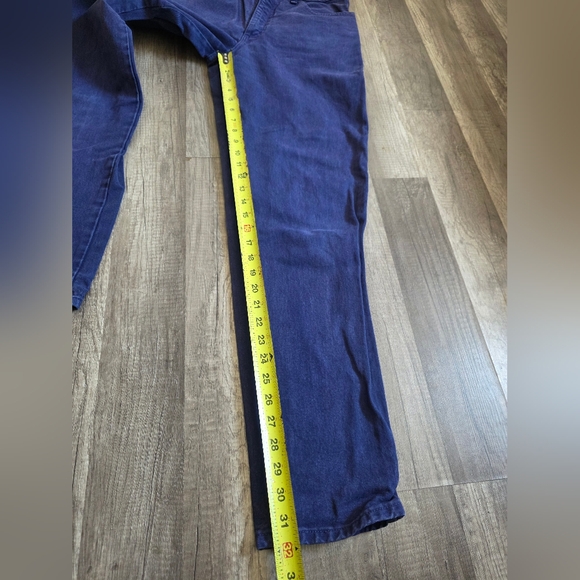 VINTAGE 90s MODA INTL momcore Jeans Purple Blue Relaxed Fit Y2K Classy Preppy - Picture 9 of 13